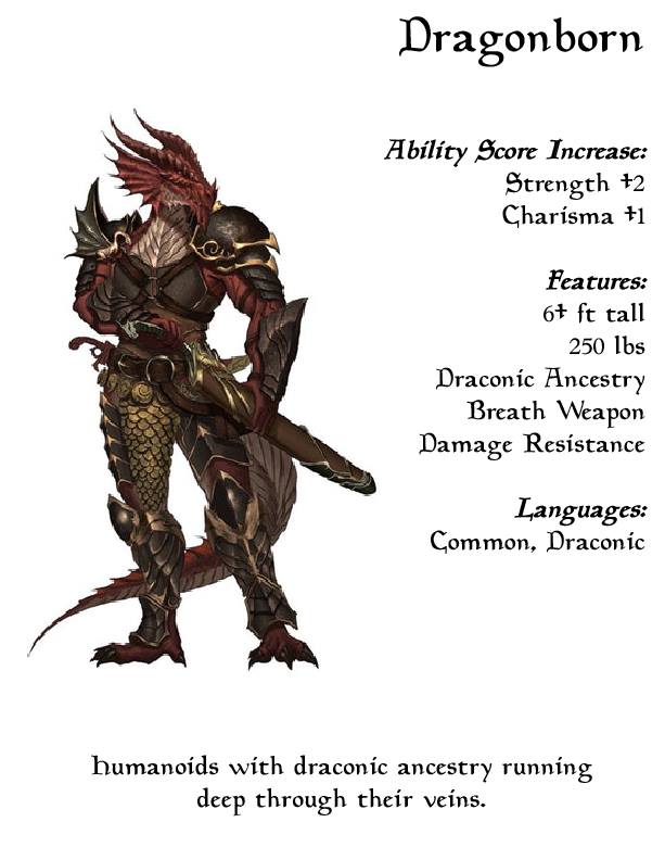 Playable Races In Dnd 5e